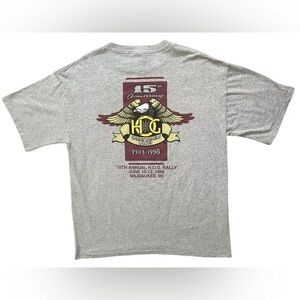 Harley Davidson Harley Owner Group Gray Shirt Milwaukee XL Mens Logo